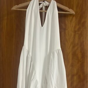 Chic Backless White Dress